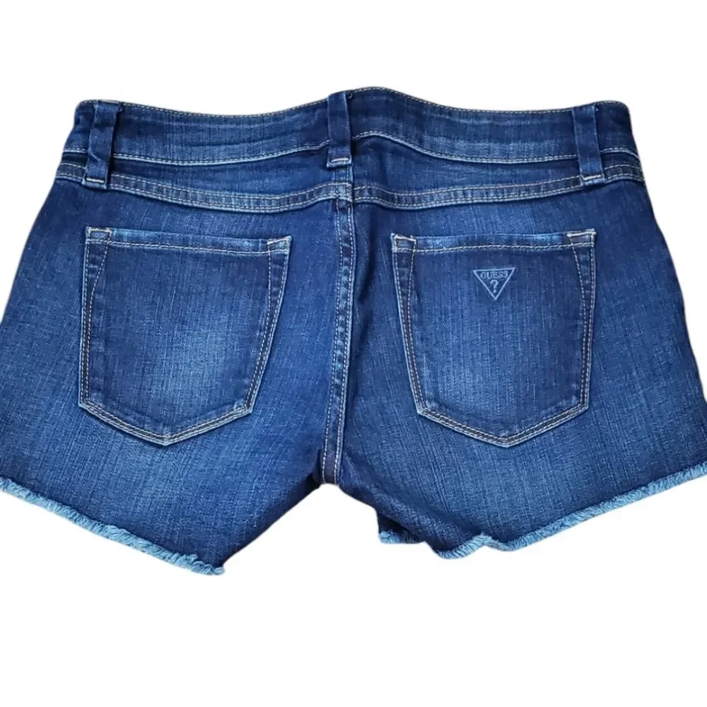 Guess Dark Wash Denim Shorts